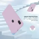 Funda para Galaxy A20/A30, silicona líquida, delgada, suave