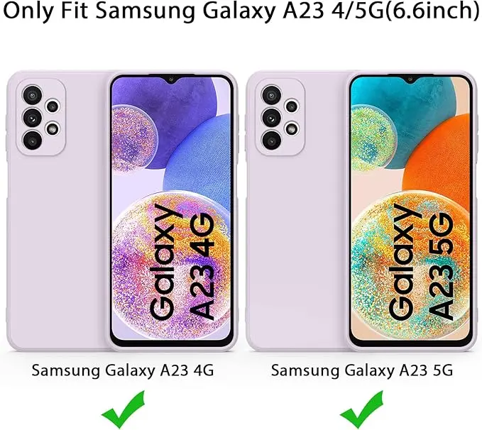 Funda para Samsung Galaxy A23 4G 5G (lila)