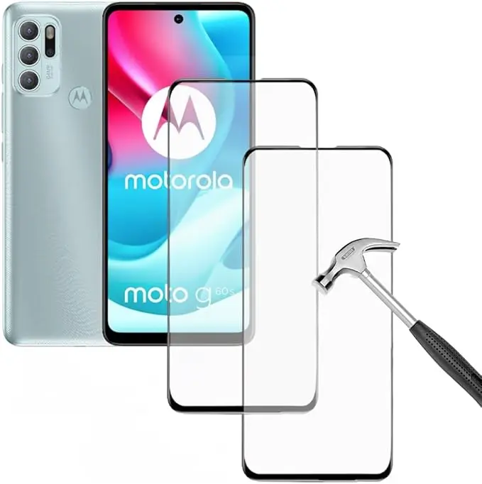 Protector de pantalla 5D para moto g60 y g60s compatible con g40 y g40 fusion