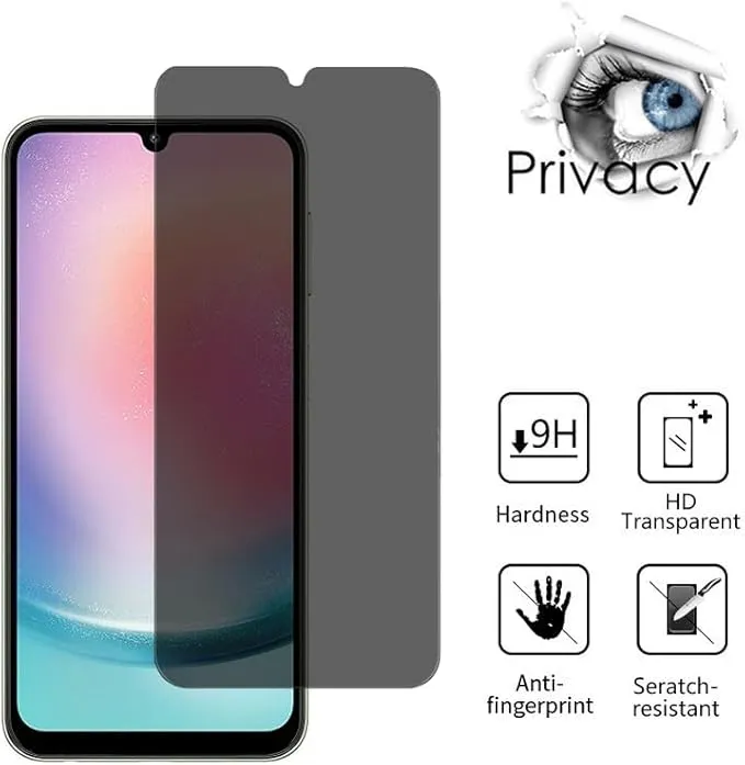 vidrio anti espía  para samsumg a24/a25