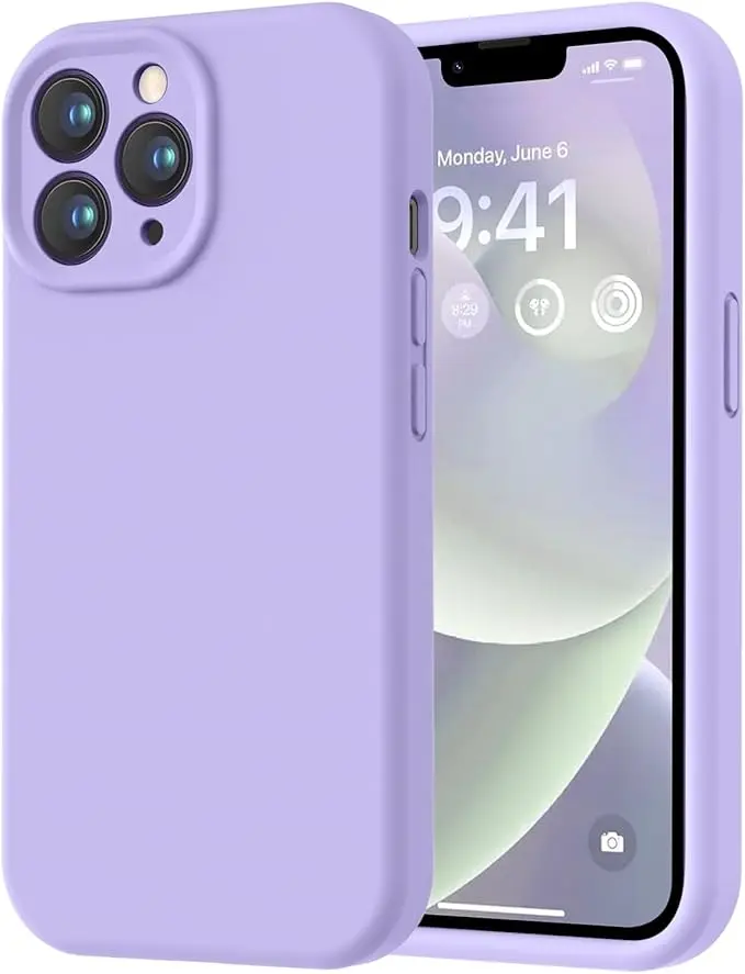 silicon Iphone 13 pro-max (lila)